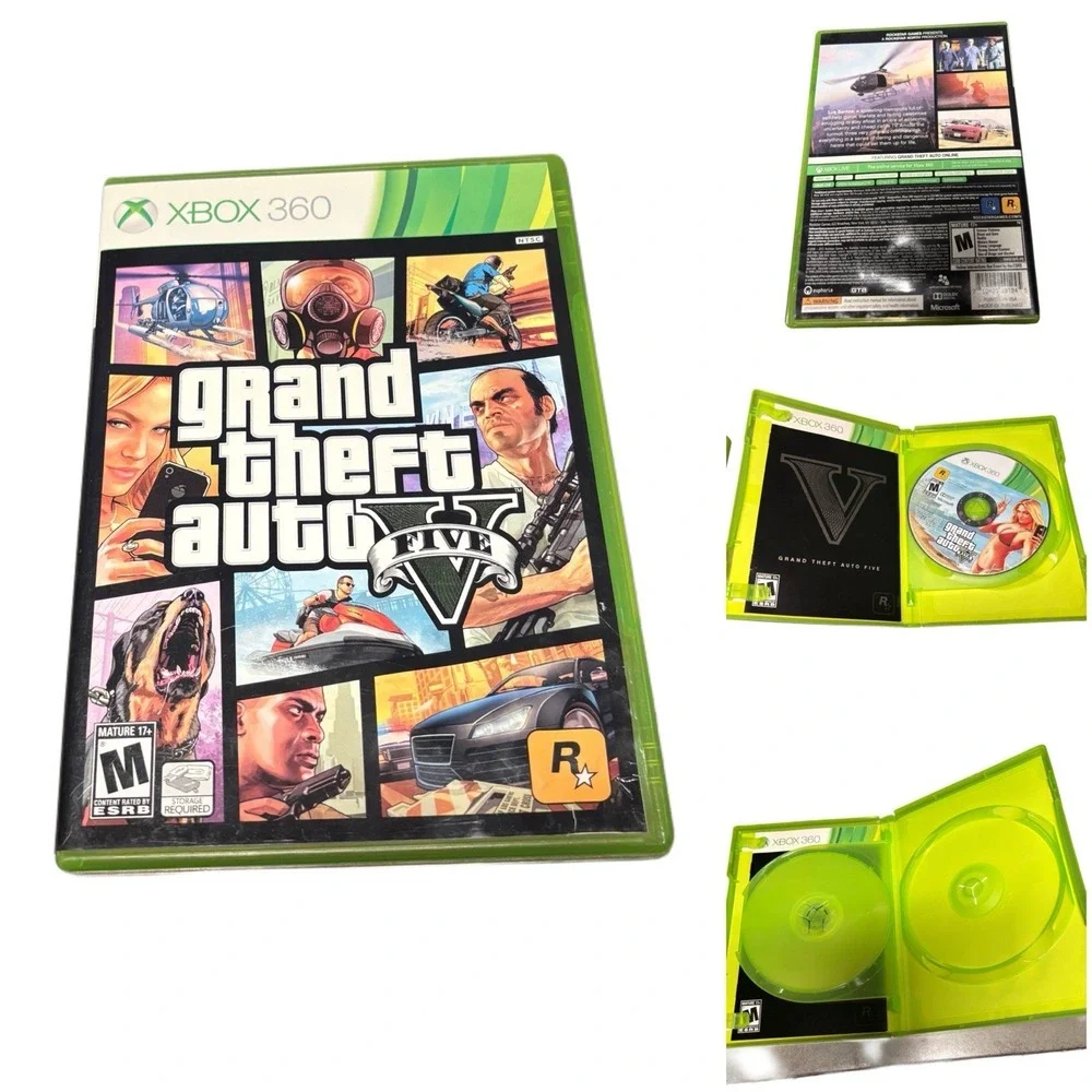 XBOX 360 Video Game Lot, Madden Forza Grand Theft Auto Fallout,‎ See Description